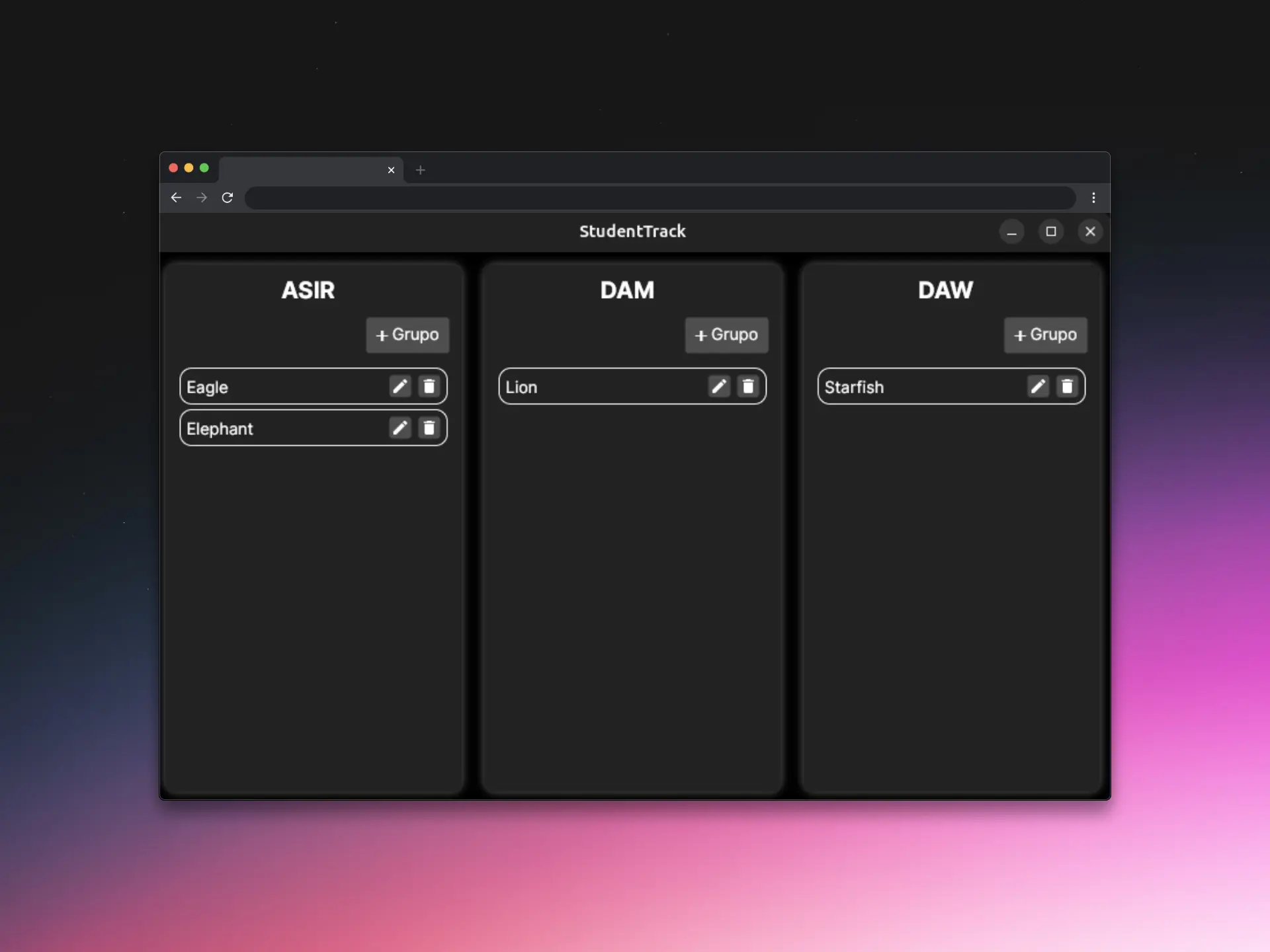 Captura de pantalla del proyecto /Projects/imgStudentTrack.webp